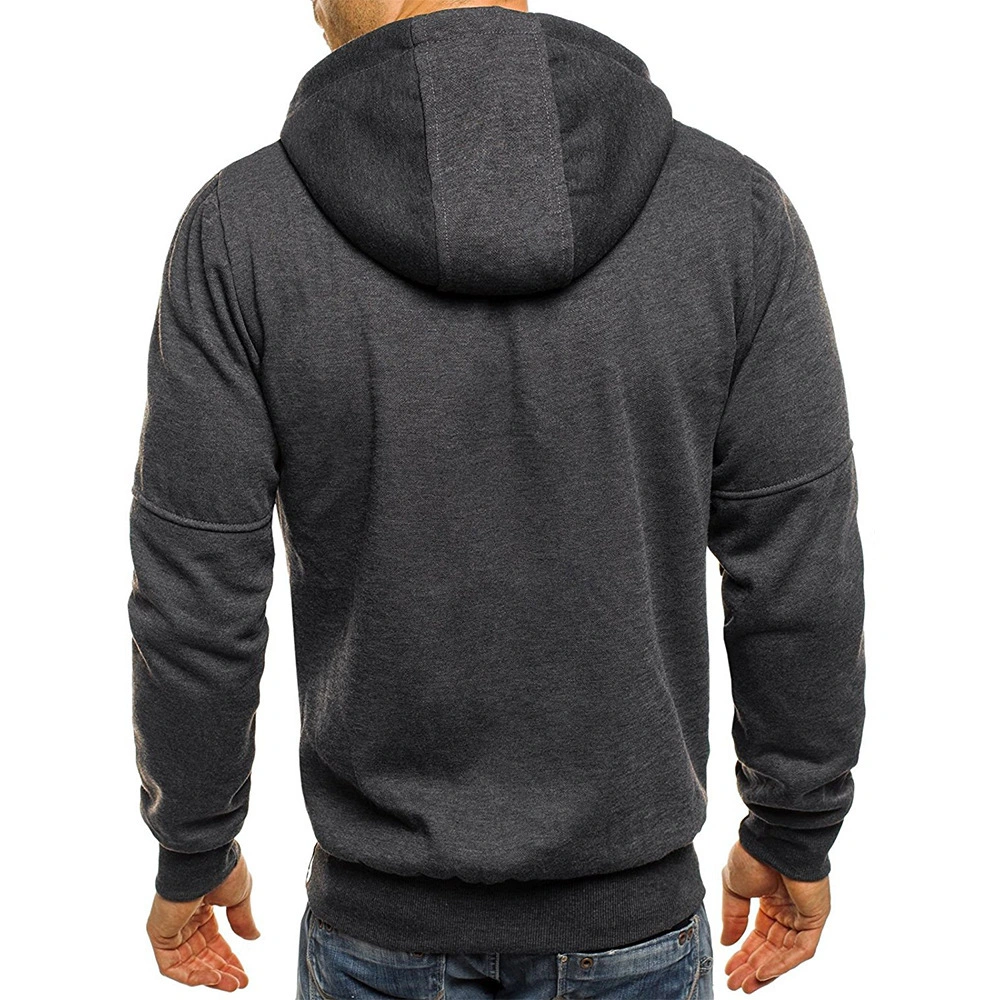 Men&prime; S Hooded Jackets Coats Casual Zipper Fashion Jacket Mens Outerwear Hoodies Sweatshirts Winter Plus Size Jacket Men